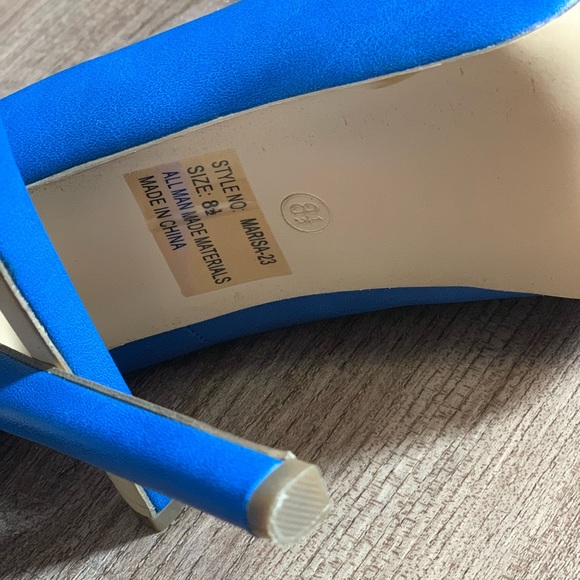 Blue platform heels - Picture 5 of 6